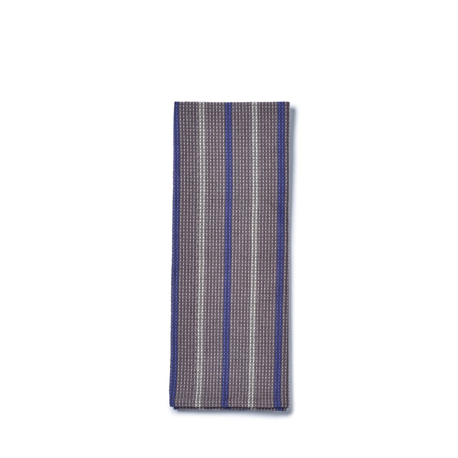 Hot Heath Ceramics Slate Cotton Waffle Weave Tea Towel In Iron