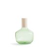 Hot Heath Ceramics Trulli Short Bottle In Diamine Green