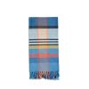 New Heath Ceramics Towel/Runner In Country Blue Plaid