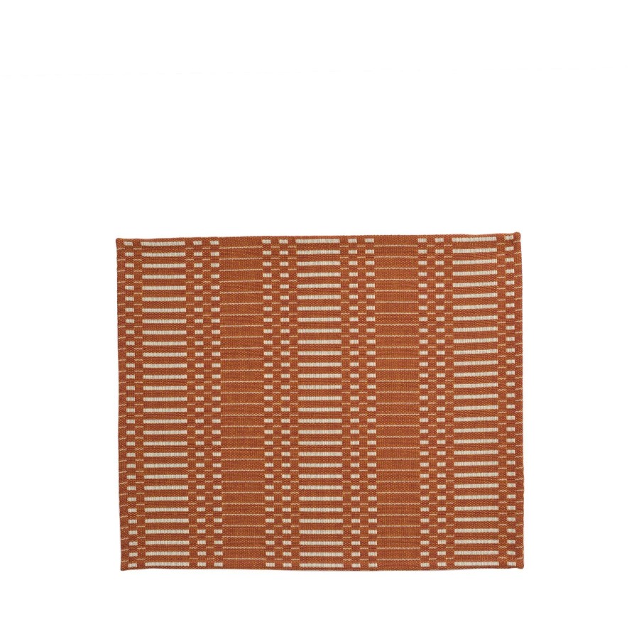 Hot Heath Ceramics Helios Placemat In Brick
